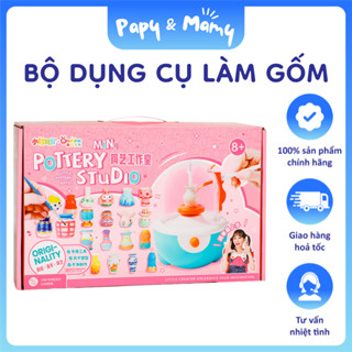 Bộ Đồ Chơi Làm Gốm Đất Sét An Toàn Lành Tính Cho Bé Tự Thủ Công (Video mô phỏng chính xác Sản phẩm)
