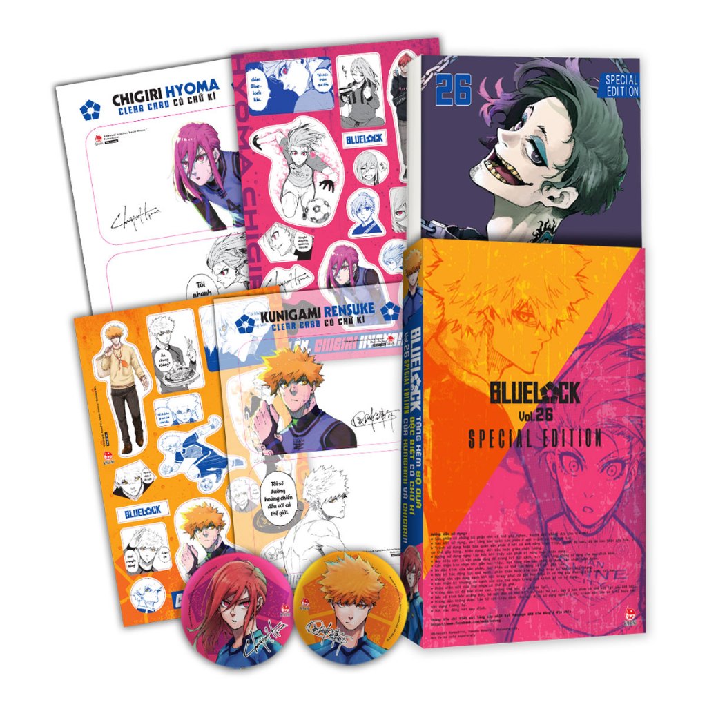 Truyện tranh - Blue Lock - Tập 24-25-26 đặc biệt