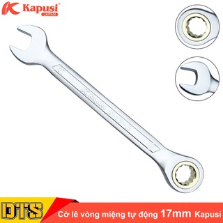  Cờ lê vòng miệng tự động 17mm Kapusi Japan thép CR-V chịu lực cao 50BV30 bánh cóc 72 răng - Cờ lê tự động xoay 360 độ 
