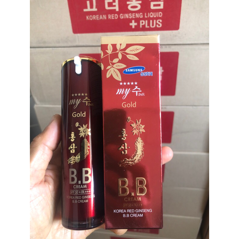KEM NỀN B.B MY GOLD SÂM  ĐỎ HÀN QUỐC