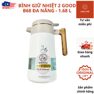 Bình giữ nhiệt, phích giữ nhiệt 2GOOD B68, dung tích 1680ML, an toàn, tiết kiệm, bảng điện tử