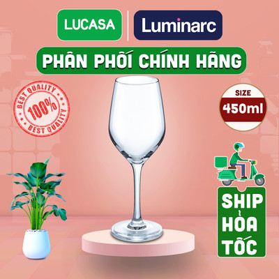 Ly Rượu Vang Thủy Tinh Luminarc Maine 450ml - L4227 | Phân Phối Chính Hãng
