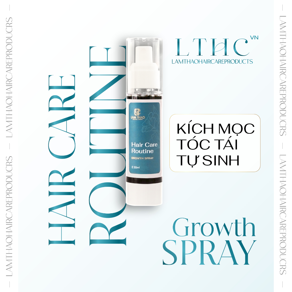  Xịt Kích Mọc Tóc Tái Tự Sinh - Lam Thảo Hair Care Product 