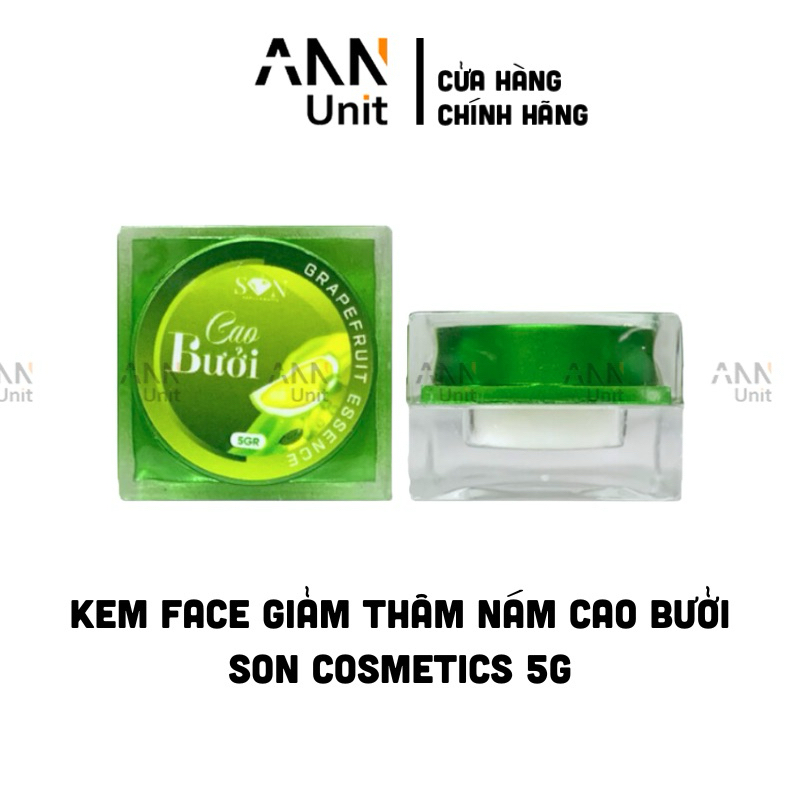 Kem Face Hỗ Trợ Giảm Thâm Nám Cao Bưởi 5g Son Cosmetic Chính Hãng - Mỹ Phẩm Dưỡng Trắng Da Son Cosme