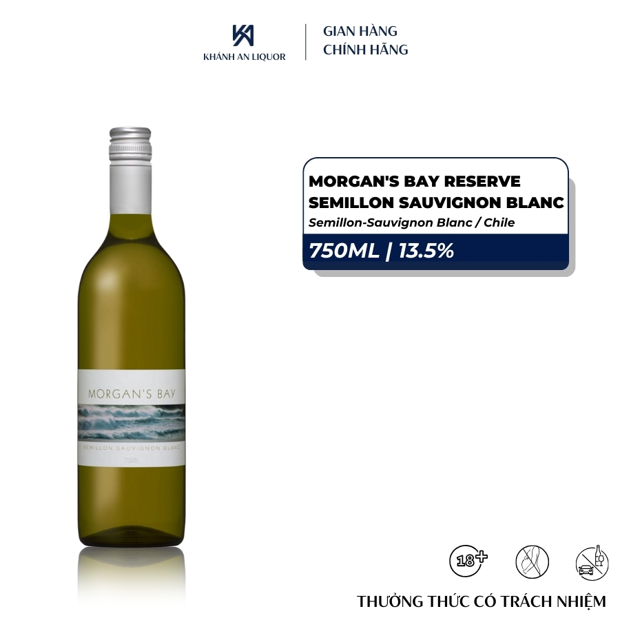 [CHÍNH HÃNG] RUỢU VANG MORGAN'S BAY RESERVE COLLECTION SEMILLION SAUVIGNON BLANC 12.5% 750ML