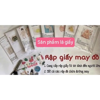 RG431_Rập giấy may áo bé gái