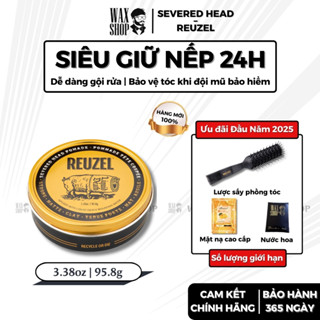 Sáp vuốt tóc nam Reuzel Severed Head Pomade chính hãng gel, wax giữ nếp tóc