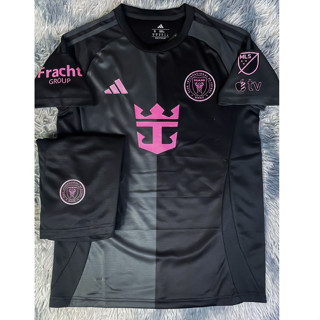 Bộ áo bóng đá áo đấu inter Miami đen hàng thailand 2025-2026 chuẩn thi đấu