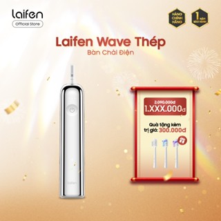Bàn chải điện Laifen Wave Thép | Công nghệ xoay 60 độ, rung 66.000 lần/phút, thiết kế chống nước - Bảo hành chính hãng