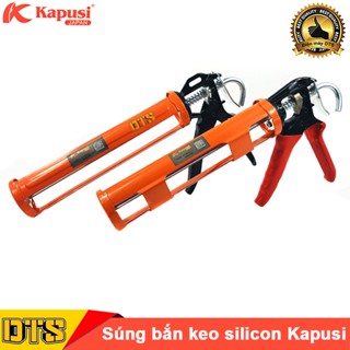 Súng bắn keo silicon tiêu chuẩn công nghiệp Kapusi JAPN, súng bơm keo silicon xương thép CR-V siêu bền, tiết kiệm lực