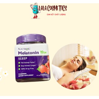  Kẹo ngủ ngon 5mg-10mg Natrol Melatonin Gummies 