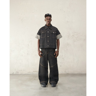 #roiworkshop Quần Jeans Raw Nam Nữ "Dod Raw Bottom"