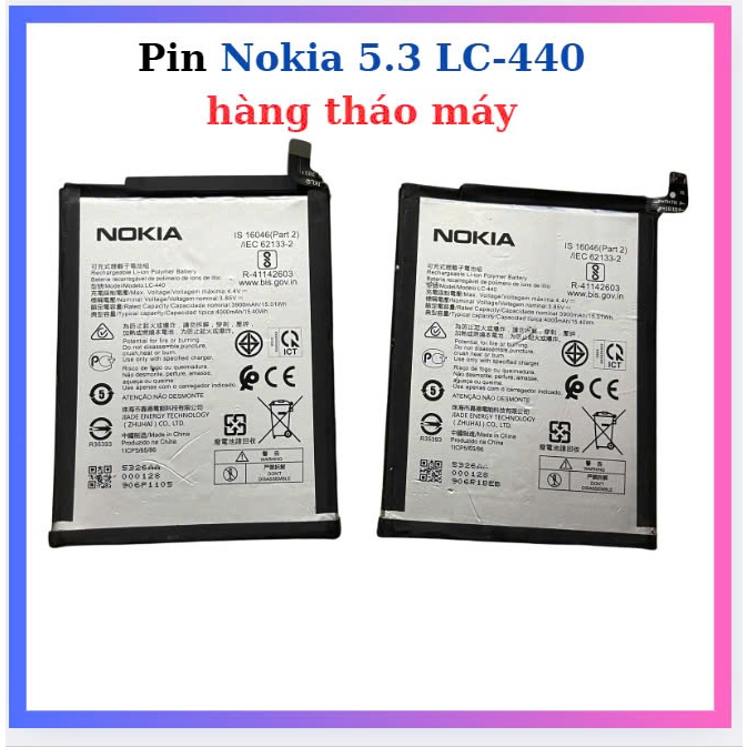 Pin Nokia 5.3 LC-440 hàng tháo máy