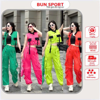 Quần kaki nữ,quần kaki túi hộp ống xuông fom rộng siêu hach dáng đồ tập gym yoga aerobic,nhảy zumba,thể thaodân vũ