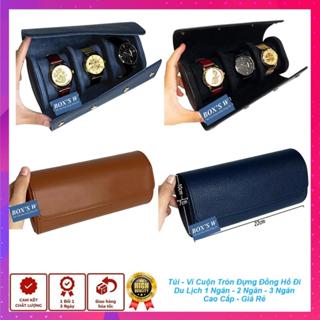 Túi - Bóp Để Đồng Hồ Du Lịch 1 Ngăn - 2 Ngăn - 3 Ngăn Cuộn Tròn Vỏ Da Cao Cấp Giá Rẻ
