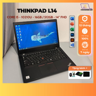 Laptop Lenovo Thinkpad L14 G1 I5-10210U/16GB/512GB/14inch FHD IPS, Mỏng nhẹ, gọn, siêu bền, pin trâu,phím gõ tốt BH12T