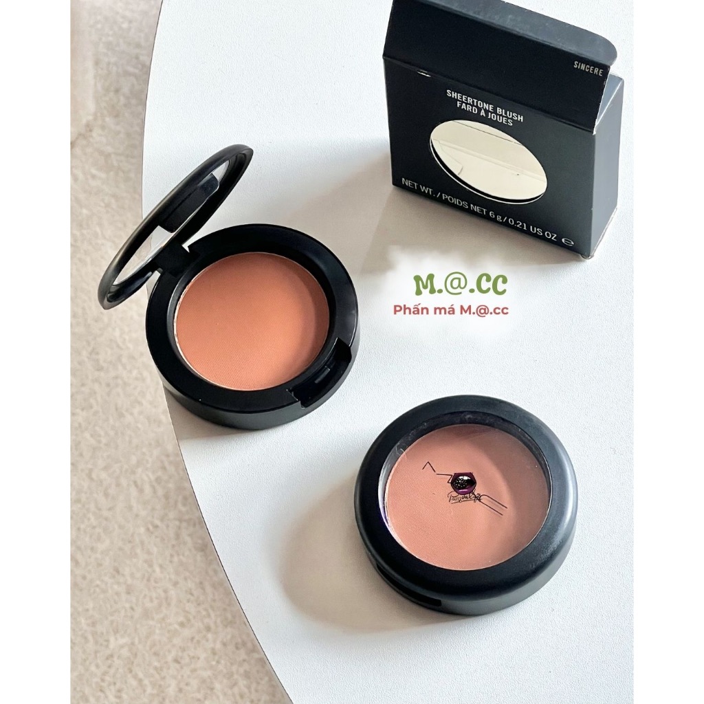 [Hàng chính hãng] Phấn má M.@.CC Powder Blush- Fullbox fullsize 6gr