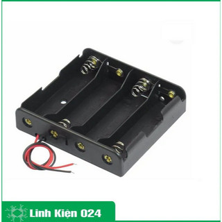 Đế gắn pin 18650 NỐI TIẾP - khay đựng pin có dây - đế lò xo gắn pin 1/2/3/4 cell li-ion