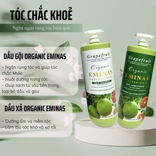  Dầu gội xả bưởi organic grafruit mềm mượt chính hãng phục hồi tóc hư tổn hương thơm bưởi 2000ml 