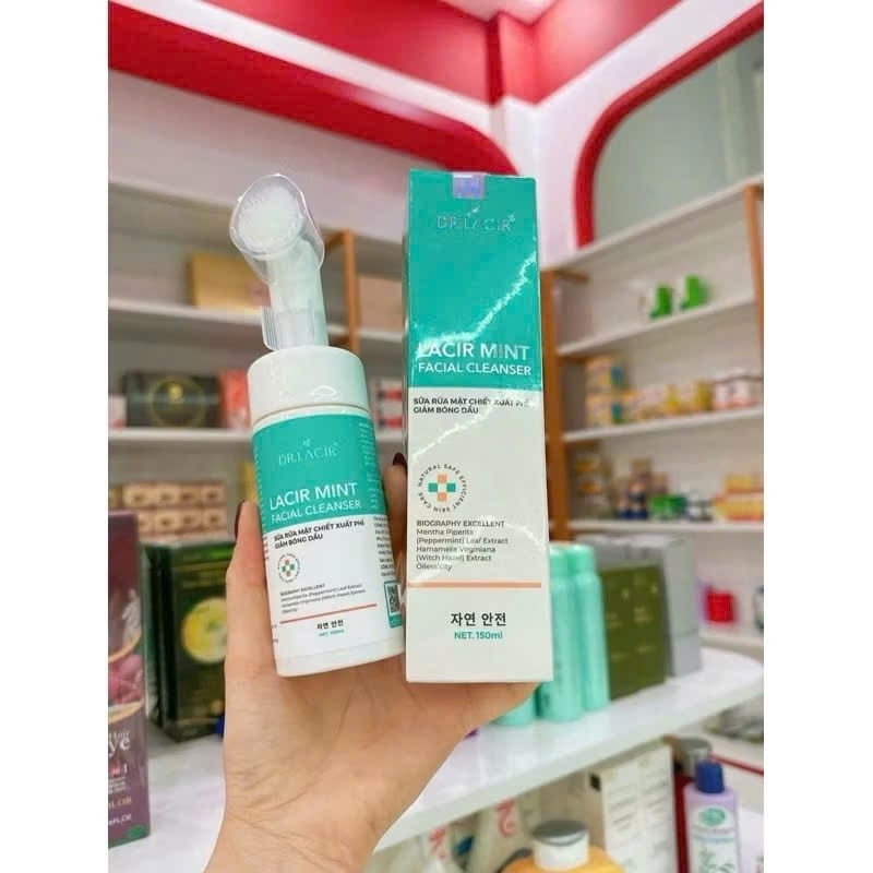 Sữa rửa mặt Kiềm dầu bạc hà lamer care Dr Lacir( mẫu mới)