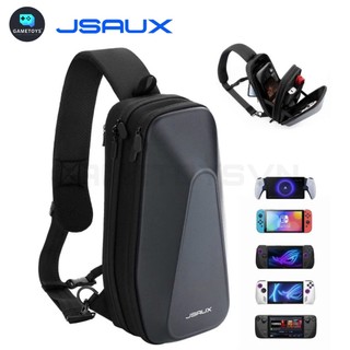 Túi đeo chéo chống sốc siêu xịn (JSAUX) cho Steam Deck LCD-OLED/ROG Ally-AllyX/PS Portal/Switch OLED