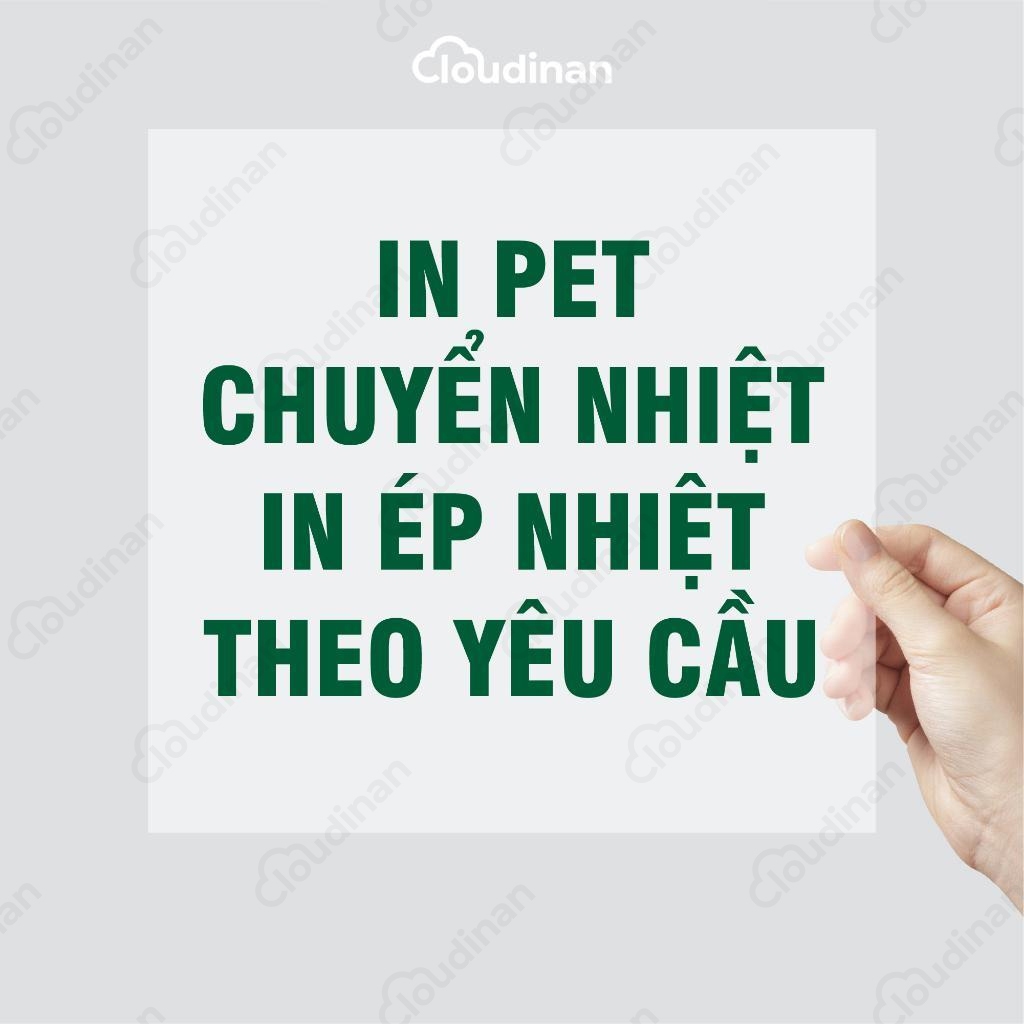 [In Theo Yêu Cầu] Hình Ủi, Hình Ép Nhiệt, Decan Logo In PET Chuyển Nhiệt Theo Yêu Cầu