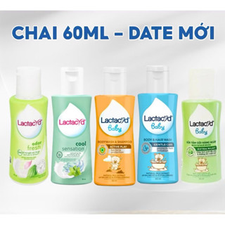 Sữa tắm gội Lactacyd BB  60ml mẫu mới nhất  an toàn cho bé