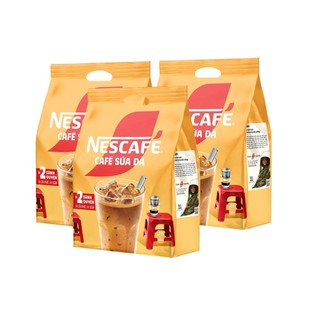 [Tùy chọn] Combo 3 Bịch Cà phê sữa đá hòa tan Nescafé (Bịch 25 gói x 24g)