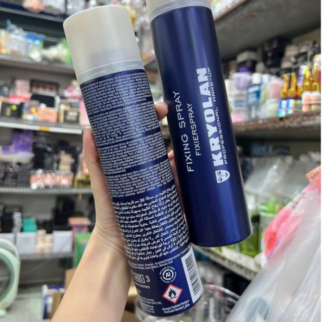 Xịt khoá nền Kryolan 300ml full size {chuẩn}