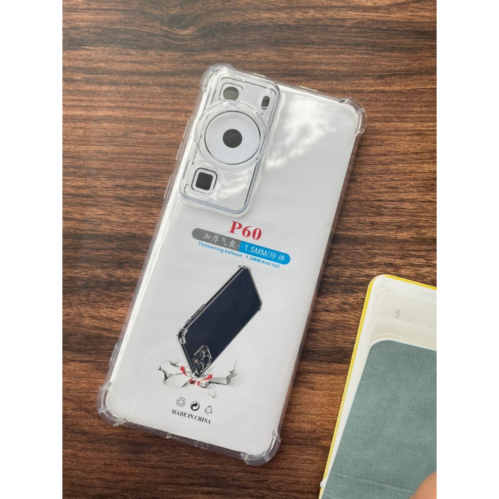 Ốp lưng Huawei P60 , P60 Pro dẻo trong suốt chống sốc 4 góc , bảo vệ camera