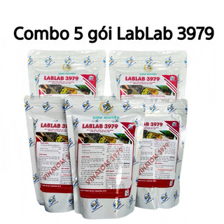 Combo 5 gói Lablab 3979 (Lab Lab) xử lý sình thối, nước đỏ, lá cây rụng, rơm rạ, xác rong tảo - Gói 500g