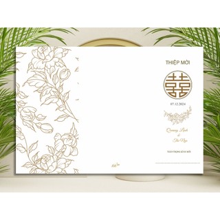 THIỆP CƯỚI GẤP 3 - BB 308