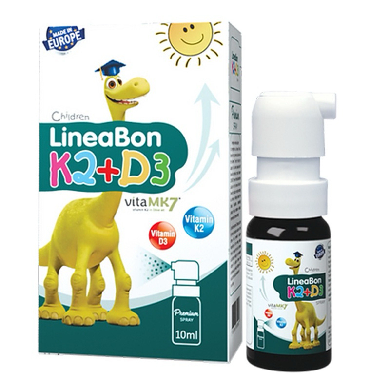 [HÀNG CHÍNG HÃNG ]D3K2 LINEABON XỊT 10ML CHO BÉ TỪ SƠ SINH