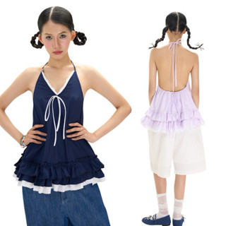 Áo Yếm ERRORIST Chichi Kate Halter Tím/ Xanh Navy
