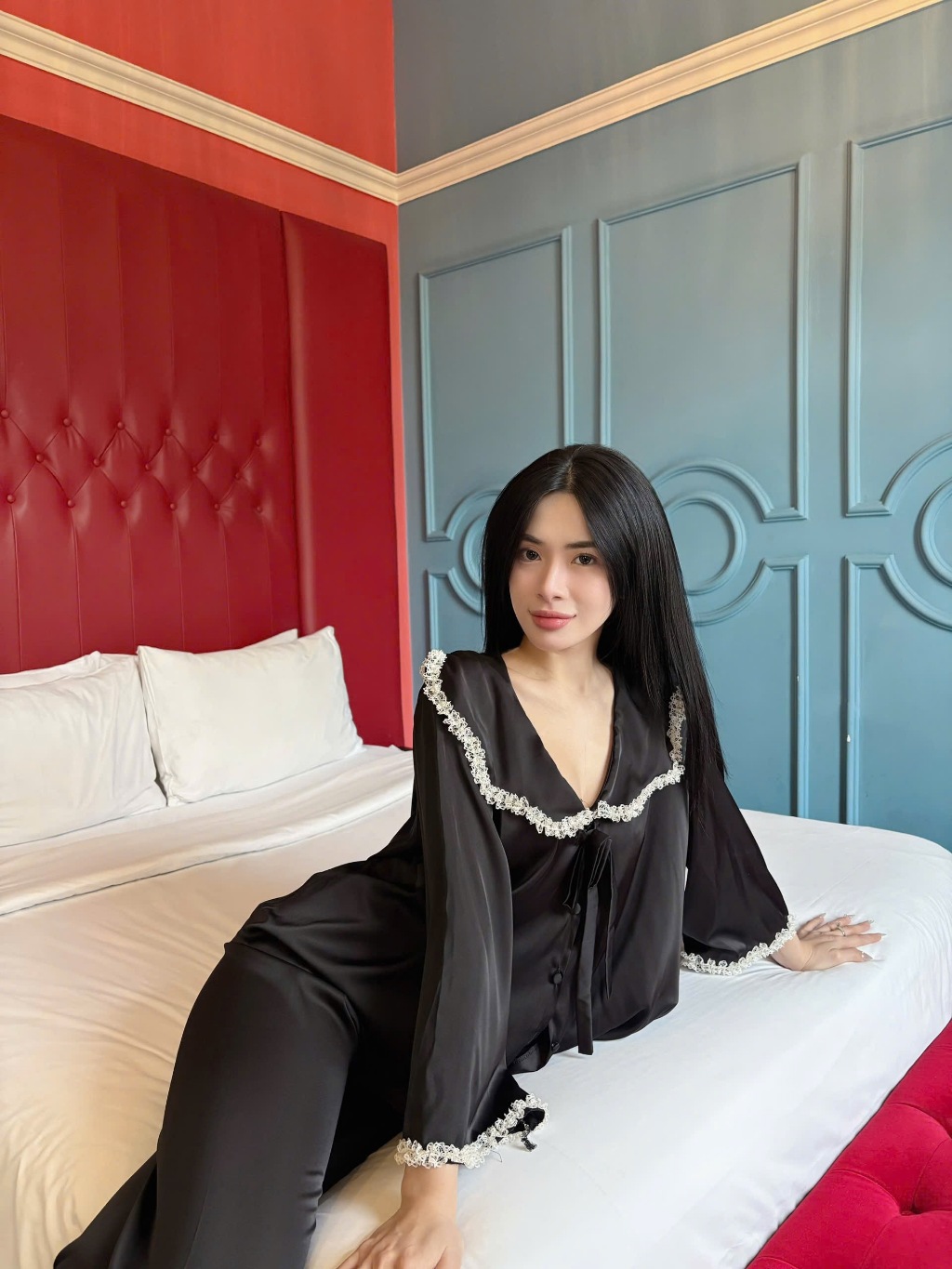 Đồ ngủ lụa trơn