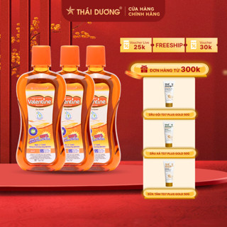 [live] mua combo 3 nước súc miệng valentine 500ml  tặng gội /tắm/xả plus 50g