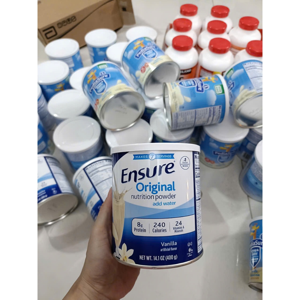 1 LON Sữa bột Ensure Mỹ Original Nutrition Powder 400g