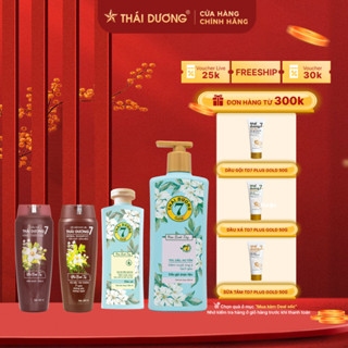 Dầu gội dược liệu Thái Dương 7 480ml/200ml sạch gàu, không ngứa- Sao Thái Dương