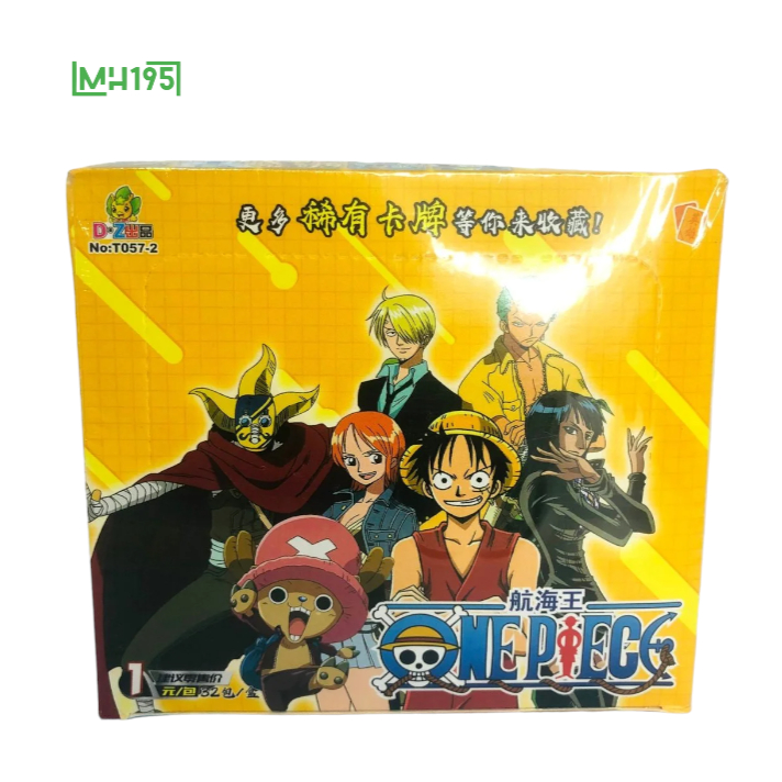 Pack anime One Piece - 1 Hộp = 32PACK - Mỗi pack có 5 thẻ - Tặng 1 pack thẻ Onepiece ngẫu nhiên