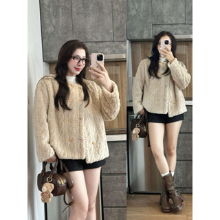  Áo khoác lông thỏ cao cấp trần bông 3 lớp 