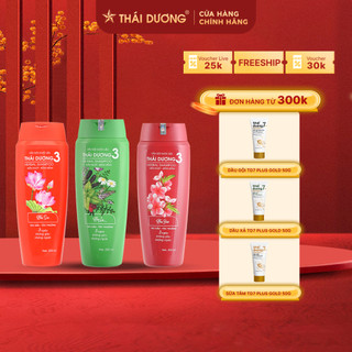  Dầu gội dược liệu Thái Dương 3 500ml 200ml sạch gàu giảm ngứa- Sao Thái Dương 