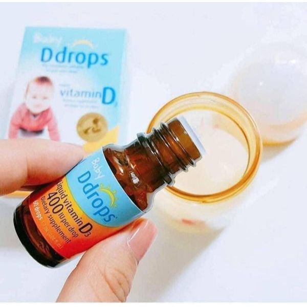 Baby Drop Vitamin D3 cho bé từ sơ sinh của Mỹ 90 giọt