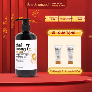 [ live ] mua Dầu Gội 7 plus gold 500ml hoa phong lan Tặng 2 tuýp dầu gội thái dương 7 plus gold 50g