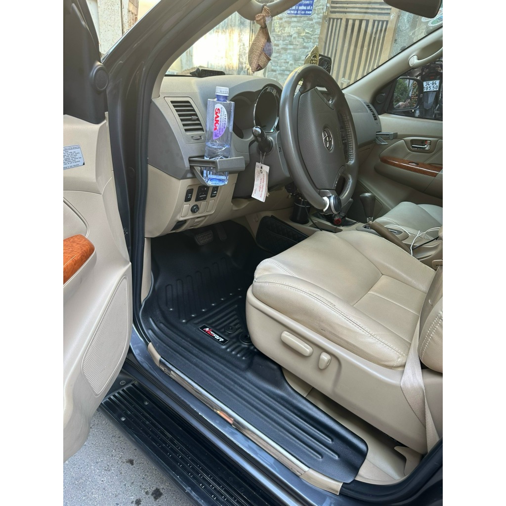 Thảm lót sàn xe TOYOTA FORTUNER (ĐỜI 2008 ĐẾN 2016) đúc khuôn 3D nhựa TPE