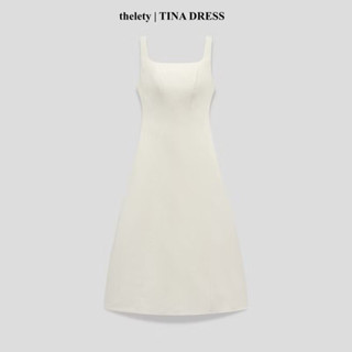 Đầm Linen Basic Cổ Vuông TINA DRESS | thelety