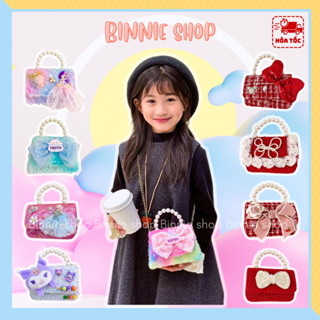 Túi mini đeo chéo thời trang bé gái Túi xách đẹp cho bé đi chơi đựng lì xì tết phong cách đáng yêu BINNIE SHOP PK2041