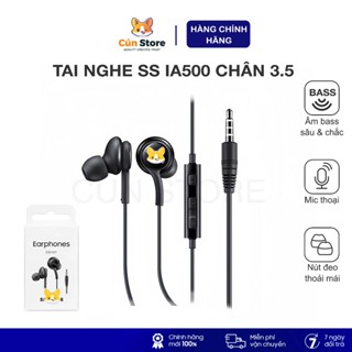  Tai nghe có dây Samsung IA500 zin chân 3.5mm cho Laptop âm bass cực ngon | Bảo hành 12 tháng 