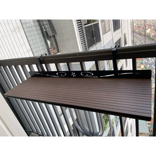  Bàn treo ban công gấp gọn ,bản lề INOX cao cấp không thấm nước khung sắt sơn tĩnh điện chống rỉ 