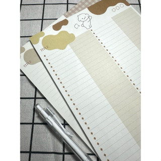 Set 30 tờ giấy note B5 học từ vựng hình cún đáng yêu