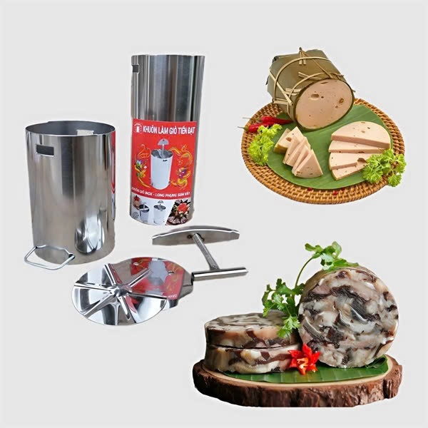 Khuôn Làm Giò Chả Inox 1Kg